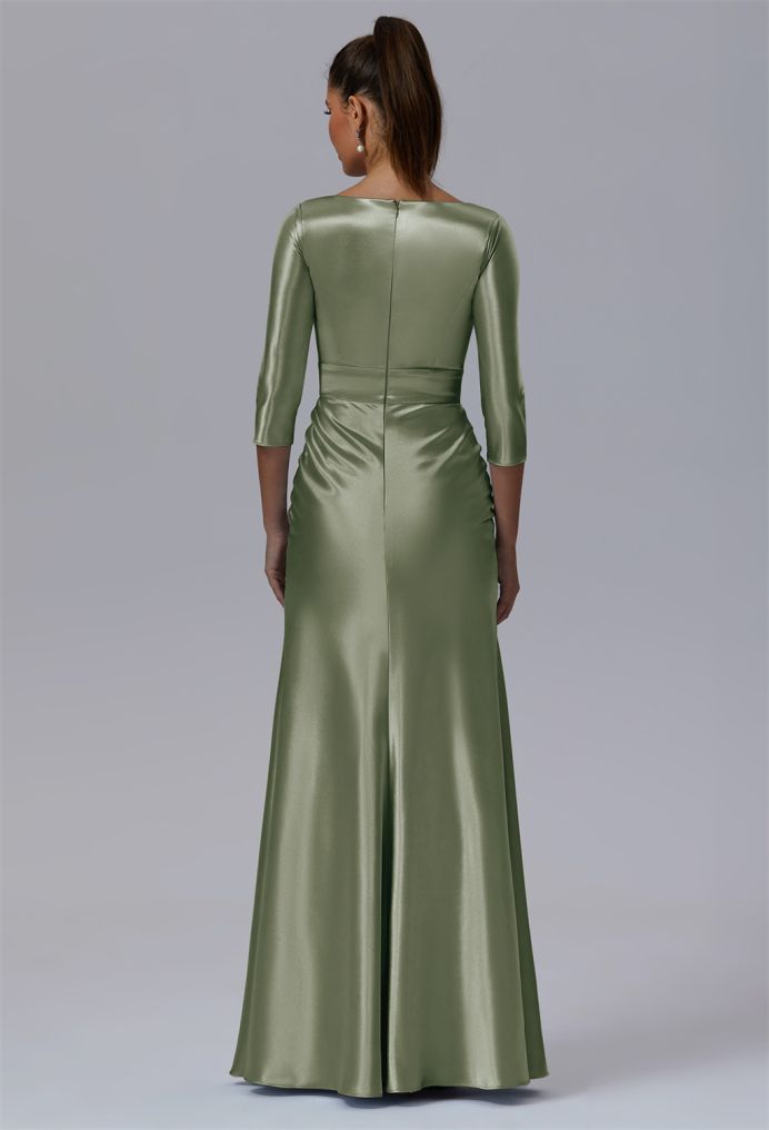 AW Emmalina Crystal Satin Bridesmaid Dresses image2