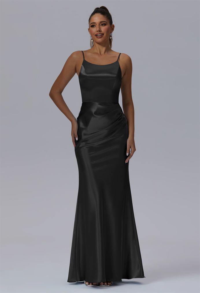 AW Guinevere Crystal Satin Bridesmaid Dresses image1