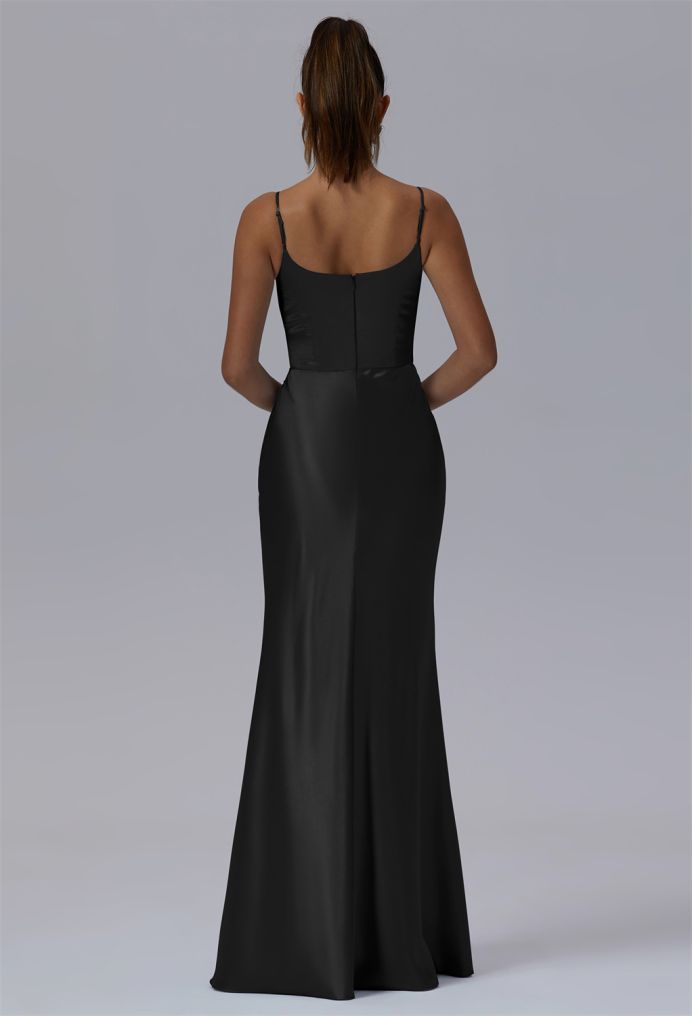 AW Guinevere Crystal Satin Bridesmaid Dresses image2