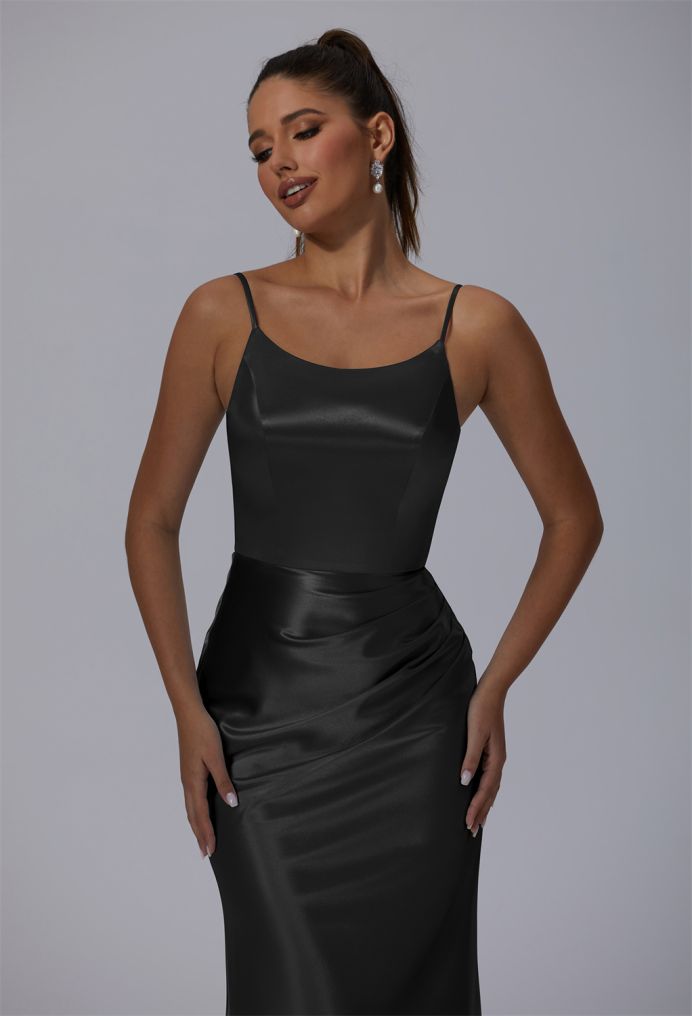 AW Guinevere Crystal Satin Bridesmaid Dresses image3