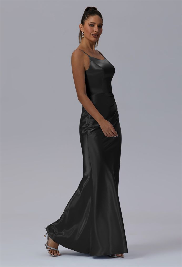 AW Guinevere Crystal Satin Bridesmaid Dresses image4