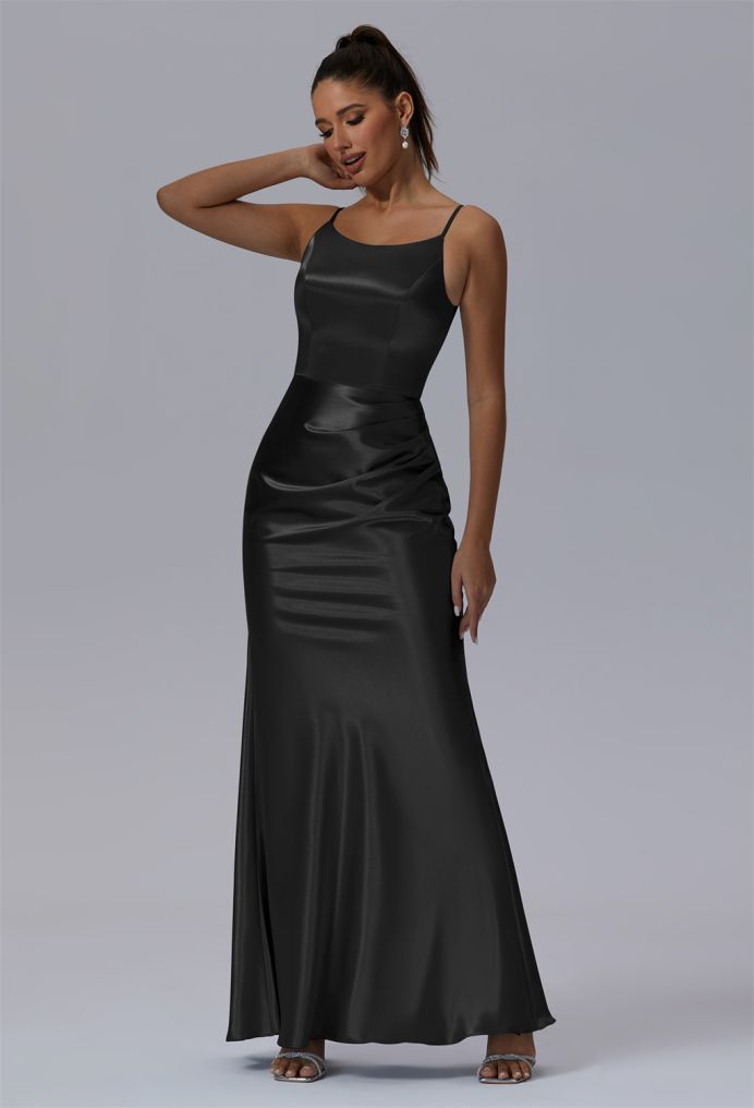 AW Guinevere Crystal Satin Bridesmaid Dresses image5