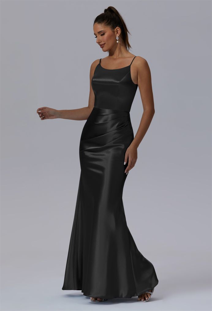 AW Guinevere Crystal Satin Bridesmaid Dresses image6