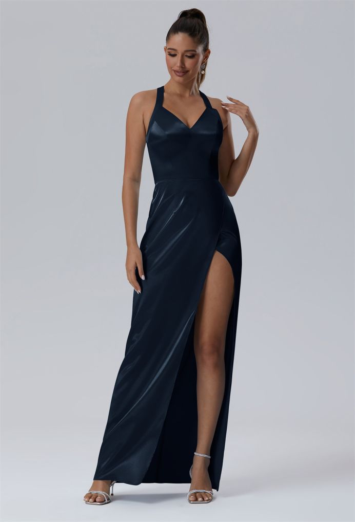 AW Maribella Crystal Satin Bridesmaid Dresses image1