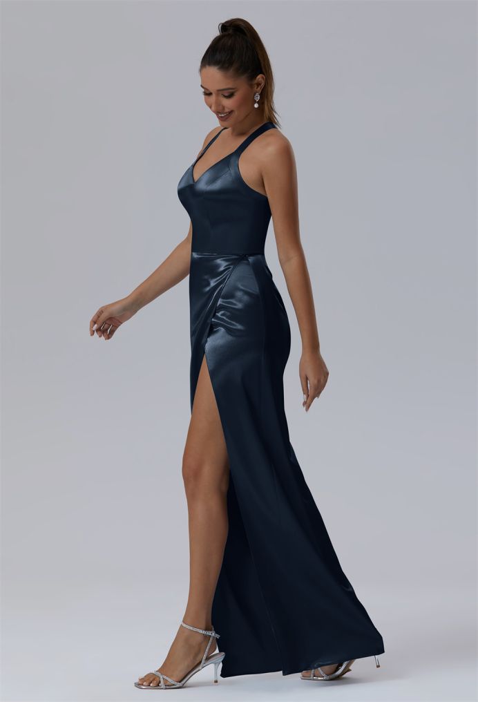 AW Maribella Crystal Satin Bridesmaid Dresses image4