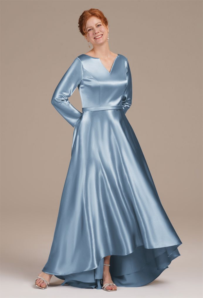 AW Presto Crystal Satin Mother of the Bride Dresses image1