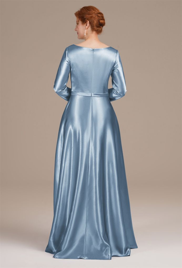 AW Presto Crystal Satin Mother of the Bride Dresses image2