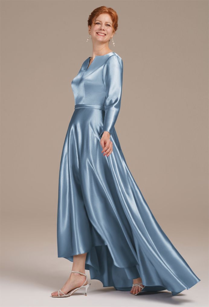 AW Presto Crystal Satin Mother of the Bride Dresses image4