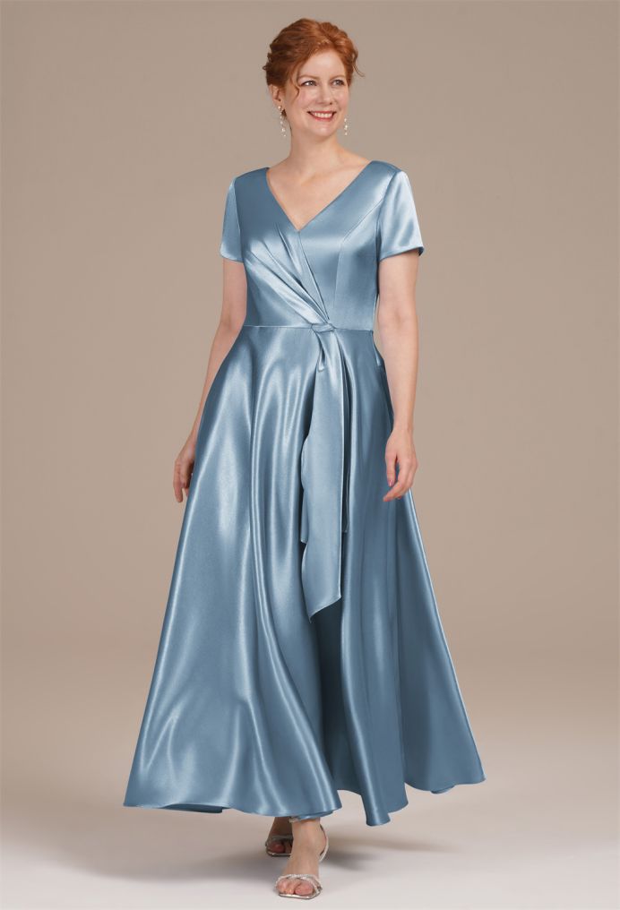 AW Omukama Crystal Satin Mother of the Bride Dresses image1