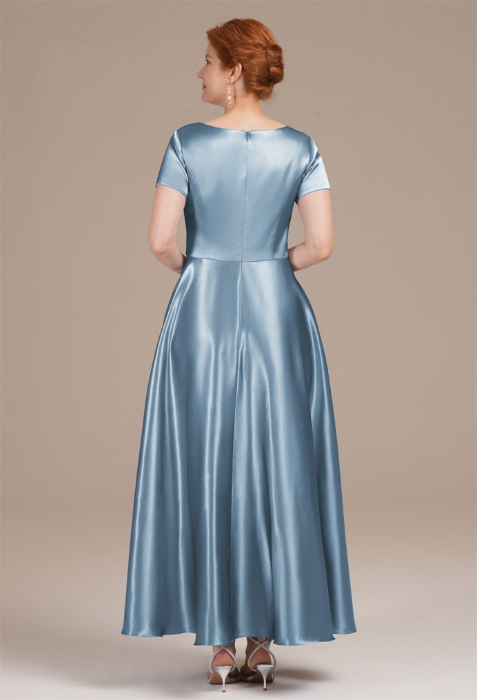 AW Omukama Crystal Satin Mother of the Bride Dresses image2