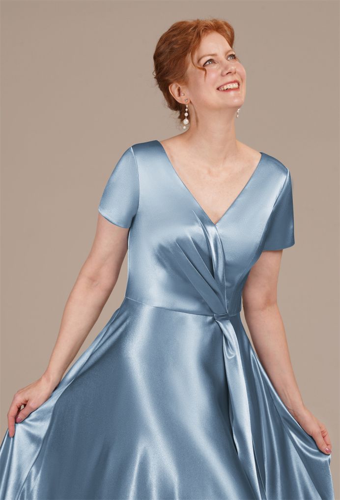 AW Omukama Crystal Satin Mother of the Bride Dresses image3