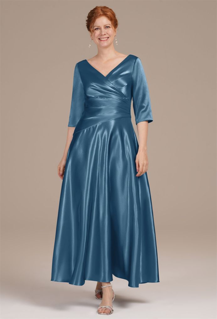 AW Psaltery Crystal Satin Mother of the Bride Dresses image1