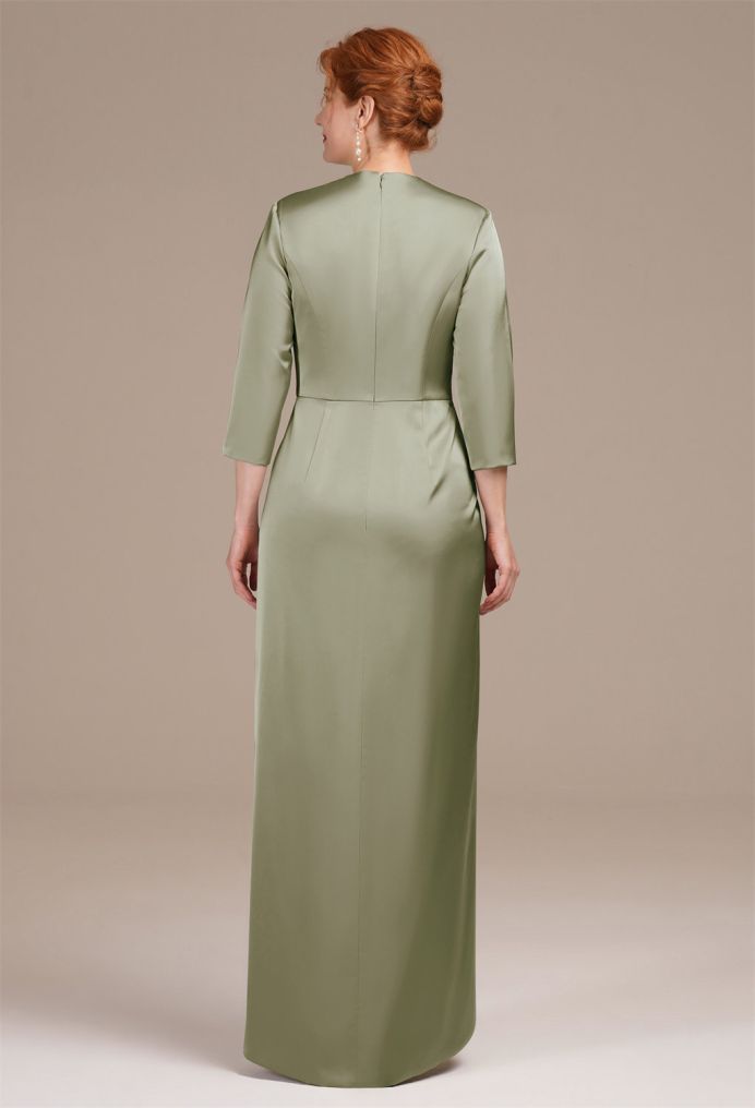 AW Petunia Satin Charmeuse Mother of the Bride Dresses image2