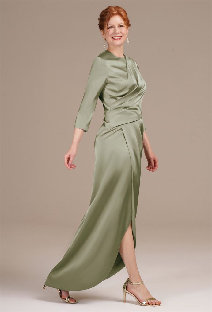 AW Petunia Satin Charmeuse Mother of the Bride Dresses image4