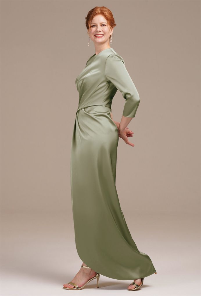 AW Petunia Satin Charmeuse Mother of the Bride Dresses image5