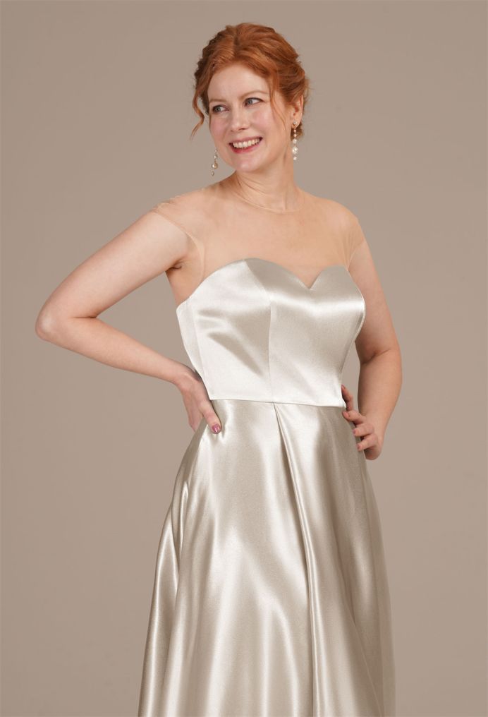AW Theodosia Crystal Satin Mother of the Bride Dresses image3