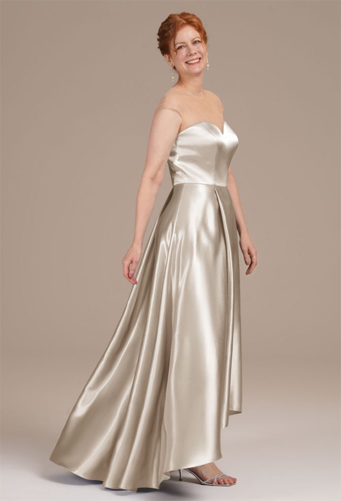 AW Theodosia Crystal Satin Mother of the Bride Dresses image4