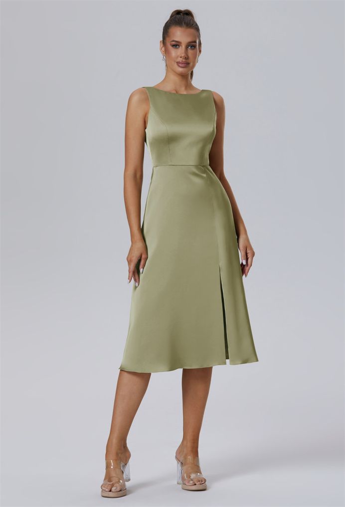 AW Ixajaw Satin Charmeuse Bridesmaid Dresses image1