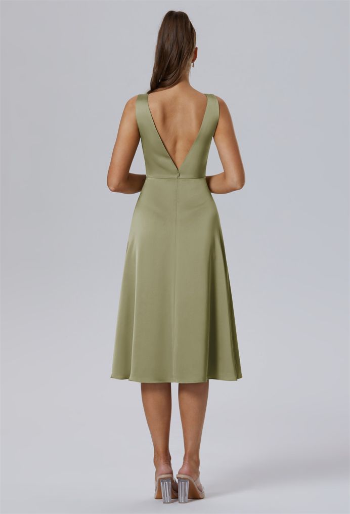 AW Ixajaw Satin Charmeuse Bridesmaid Dresses image2