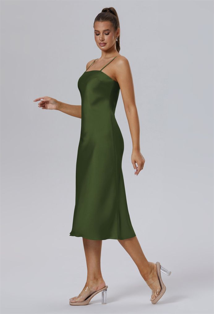 AW Gonamore Satin Charmeuse Bridesmaid Dresses image4