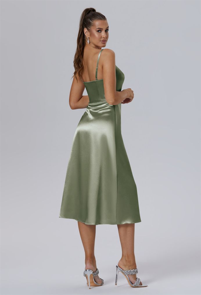 AW Faith Crystal Satin Bridesmaid Dresses image2