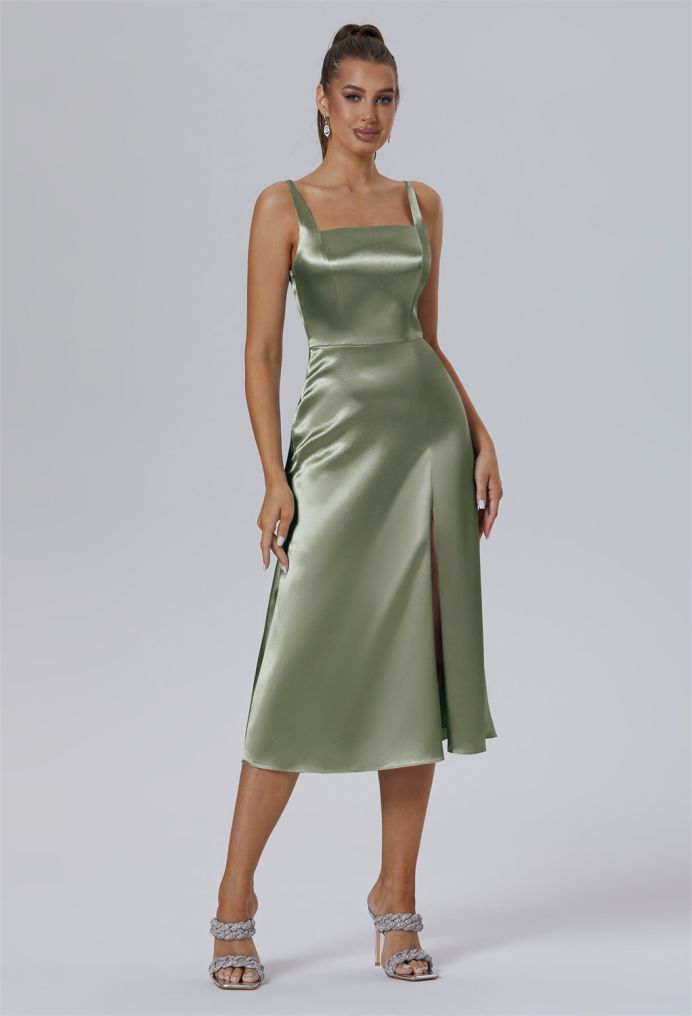 AW Faith Crystal Satin Bridesmaid Dresses image3