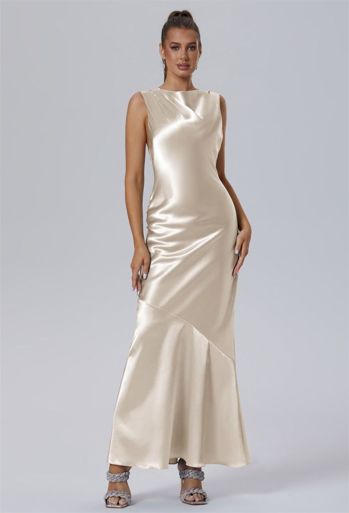 AW Celestia Crystal Satin Bridesmaid Dresses image1