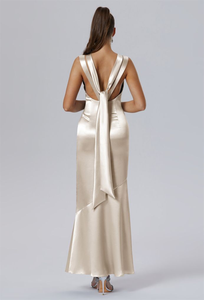 AW Celestia Crystal Satin Bridesmaid Dresses image2