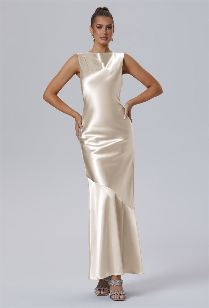 AW Celestia Crystal Satin Bridesmaid Dresses image3