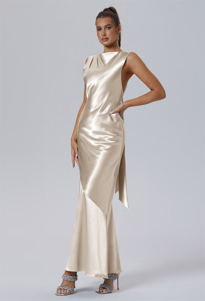 AW Celestia Crystal Satin Bridesmaid Dresses image4