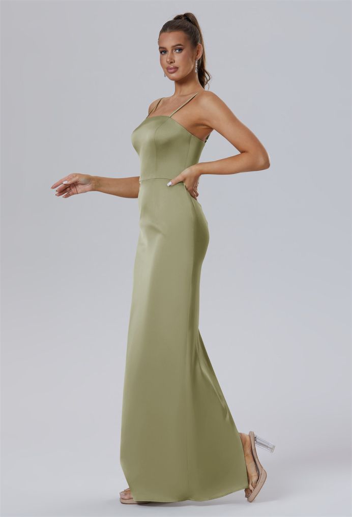 AW Ionosphere Satin Charmeuse Bridesmaid Dresses image4