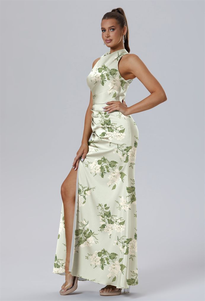 AW Maharaol Satin Charmeuse Bridesmaid Dresses image4