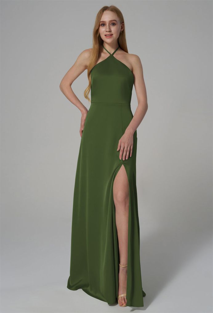AW Sidney Satin Charmeuse Bridesmaid Dresses image1