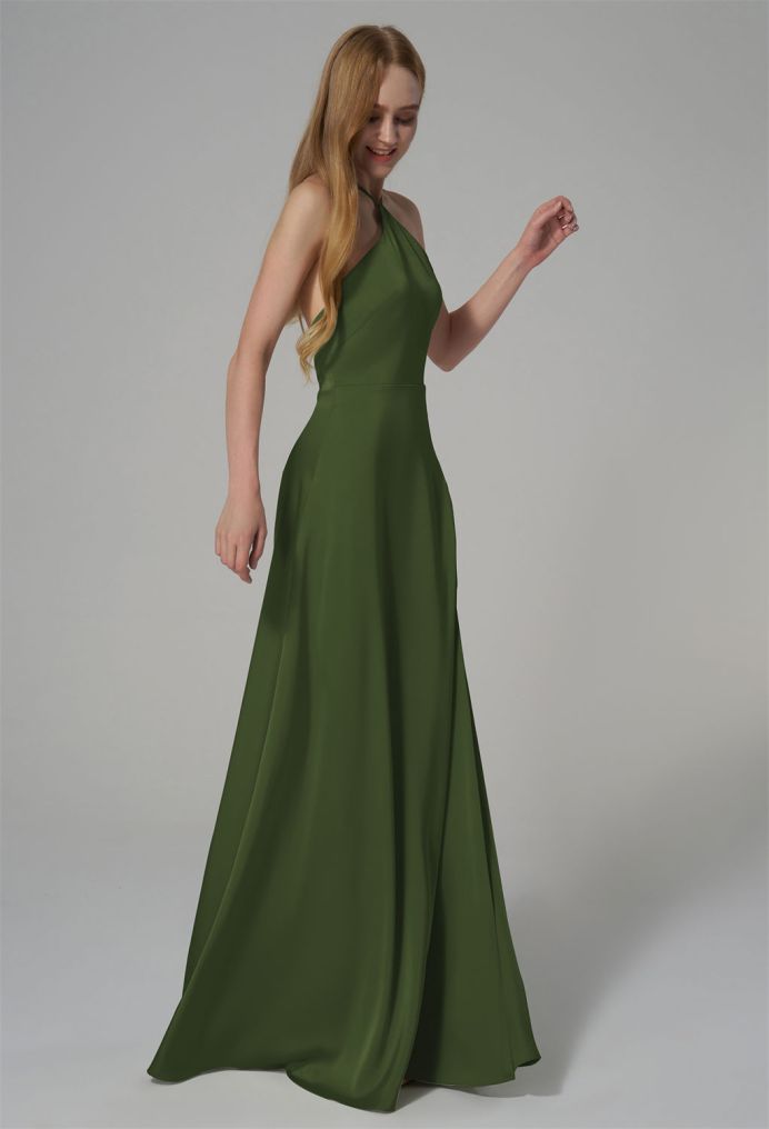 AW Sidney Satin Charmeuse Bridesmaid Dresses image4