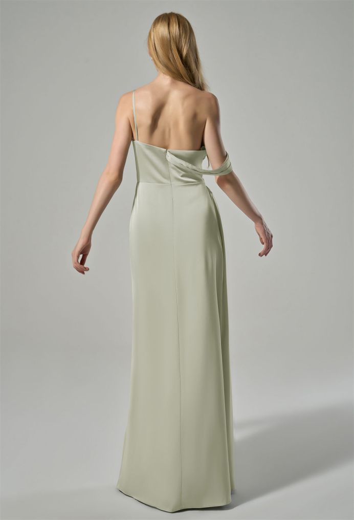 AW Kiera Satin Charmeuse Bridesmaid Dresses image2