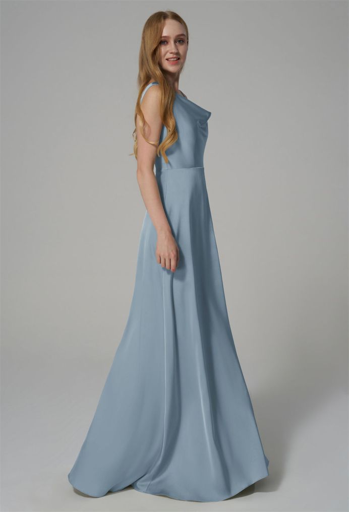 AW Annabella Satin Charmeuse Bridesmaid Dresses image3