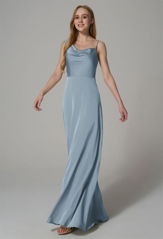 AW Annabella Satin Charmeuse Bridesmaid Dresses image4