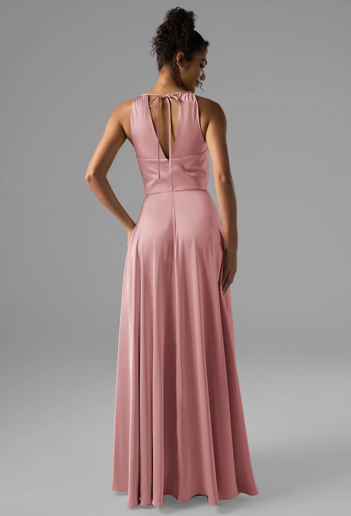 AW Fatima Satin Charmeuse Bridesmaid Dresses image2