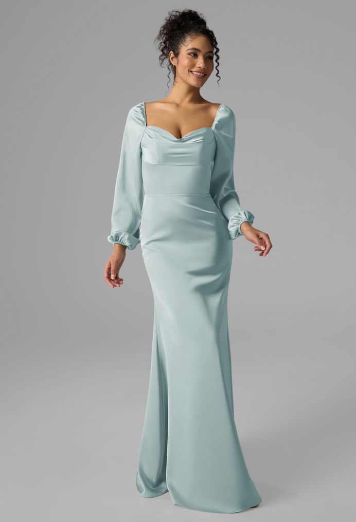 AW Isobelle Satin Charmeuse Bridesmaid Dresses image1