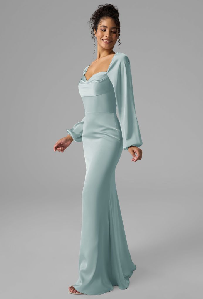 AW Isobelle Satin Charmeuse Bridesmaid Dresses image3