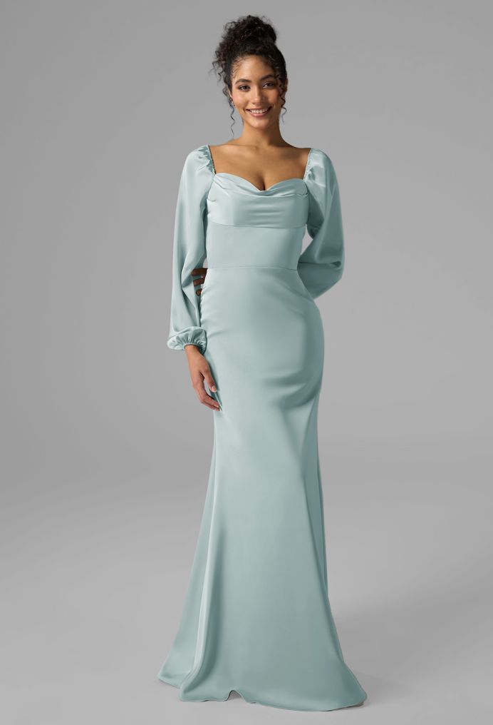 AW Isobelle Satin Charmeuse Bridesmaid Dresses image4