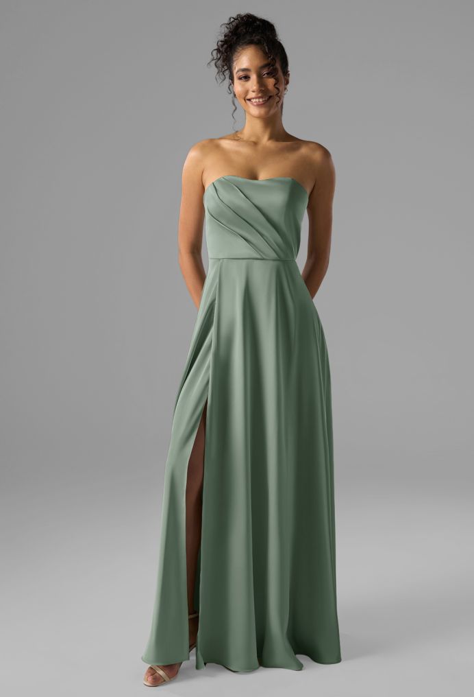AW Rhiannon Satin Charmeuse Bridesmaid Dresses image3