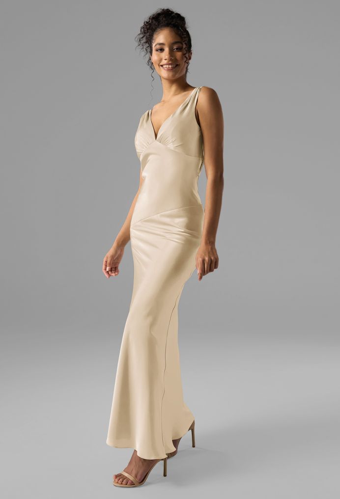 AW Rachael Satin Charmeuse Bridesmaid Dresses image3