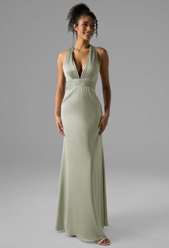 AW Erika Satin Charmeuse Bridesmaid Dresses image1