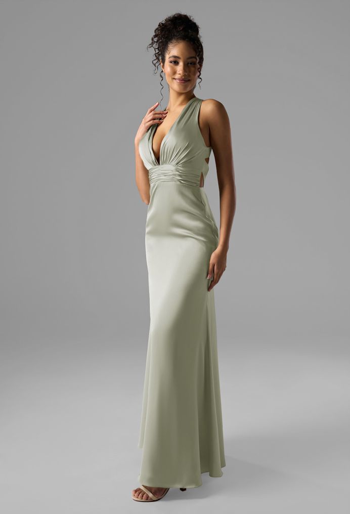 AW Erika Satin Charmeuse Bridesmaid Dresses image4