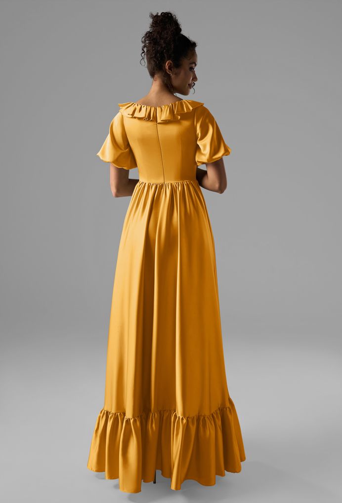 AW Sumayyah Satin Charmeuse Bridesmaid Dresses image2