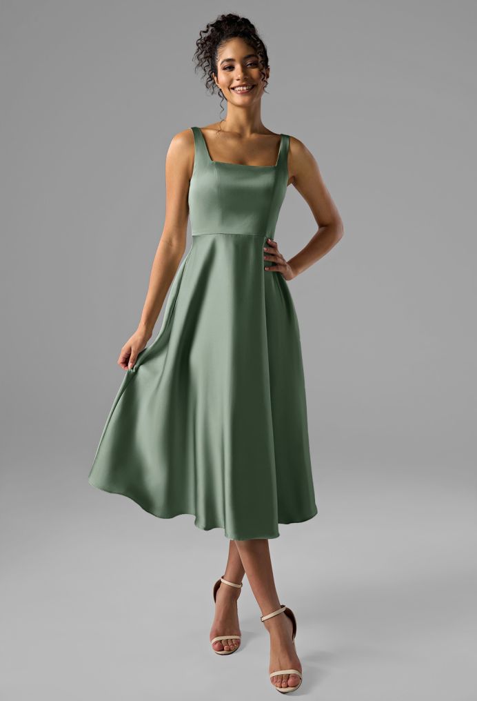 AW Asa Satin Charmeuse Bridesmaid Dresses image3