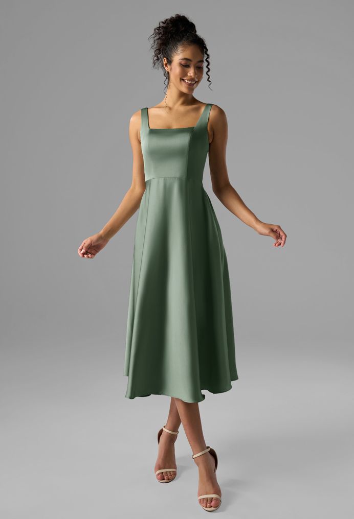 AW Asa Satin Charmeuse Bridesmaid Dresses image4