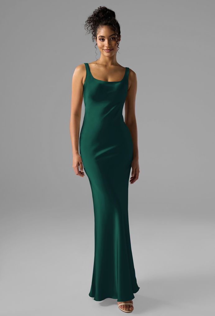 AW Armaan Satin Charmeuse Bridesmaid Dresses image3