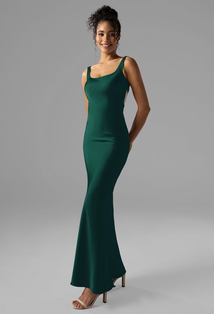 AW Armaan Satin Charmeuse Bridesmaid Dresses image4